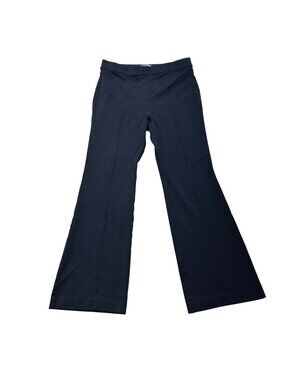 Kit and Ace Ponte Knit Pull On Stretch Bootcut Pants Size M Navy Blue Office